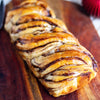 Nutella & Candied Orange Babka - Eggless, 300 g (1 Loaf)